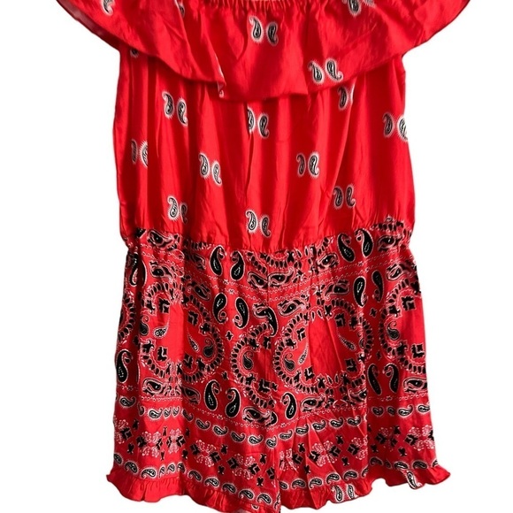 Venus Off Shoulder Romper Tie Front Size Small - Picture 6 of 17